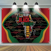 Aperturee Colored Letters Africa Black History Month Backdrop